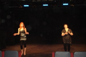 Vanessa & Beth (our singers)
